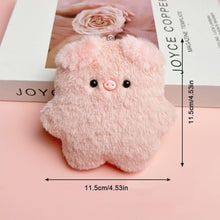 Load image into Gallery viewer, Cute Glasses Pig Scarf Bib Pig Cartoon Keychain Pendant Soft Doll Bag Plush Ornament Doll Keyring Pendant Gift