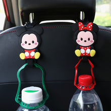 Load image into Gallery viewer, 2Pcs Car Seat Headrest Hooks Storage Hanger Back Seat Organizer Holder Auto Interior Accessories Hook Kuromi Cinnamoroll HelloKitty Mickey Minnie