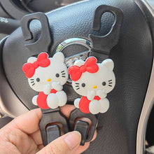 Load image into Gallery viewer, 2Pcs Car Seat Headrest Hooks Storage Hanger Back Seat Organizer Holder Auto Interior Accessories Hook Kuromi Cinnamoroll HelloKitty Mickey Minnie