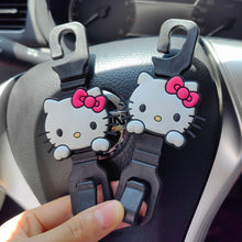 Load image into Gallery viewer, 2Pcs Car Seat Headrest Hooks Storage Hanger Back Seat Organizer Holder Auto Interior Accessories Hook Kuromi Cinnamoroll HelloKitty Mickey Minnie