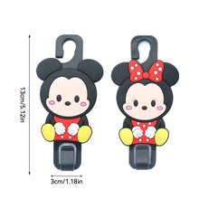 Load image into Gallery viewer, 2Pcs Car Seat Headrest Hooks Storage Hanger Back Seat Organizer Holder Auto Interior Accessories Hook Kuromi Cinnamoroll HelloKitty Mickey Minnie