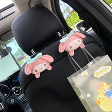 Load image into Gallery viewer, 1PC Car Back Seat Headrest Hooks Storage Hanger Organizer Holder Auto Interior Accessories Hook Kuromi Cinnamoroll Mickey Minnie