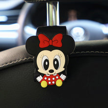 Load image into Gallery viewer, 1PC Car Back Seat Headrest Hooks Storage Hanger Organizer Holder Auto Interior Accessories Hook Kuromi Cinnamoroll Mickey Minnie