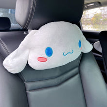 Load image into Gallery viewer, Cartoon Cinnamoroll Car Headrest Neck Safety Cushion Chair Neck Support Waist Pillow Headrest Seat Belt Cover Car Accessories Decoration
