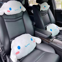Load image into Gallery viewer, Cartoon Cinnamoroll Car Headrest Neck Safety Cushion Chair Neck Support Waist Pillow Headrest Seat Belt Cover Car Accessories Decoration