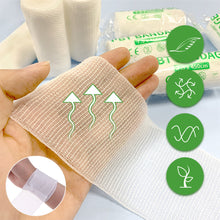 Load image into Gallery viewer, 10rolls 7.5cm x 4.5m Cotton PBT Elastic Bandage Medical Supply Conforming First Aid Gauze For Wound Dressing Emergency Care