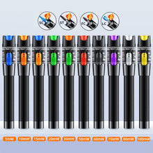 Load image into Gallery viewer, Fiber Optic Cable Tester Pen 1/10/20/30/50/100mw Visual Fault Locator SC/FC/ST 2.5mm Interface VFL 1-100Km Range