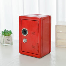 Load image into Gallery viewer, Household Insurance Box Vertical Mini Metal Safe Car Safe Key Insurance Cabinet Desktop Decoration Piggy Bank