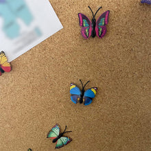 Load image into Gallery viewer, 10-50Pcs Beautiful Butterfly Shape Thumbtacks Pin Push Pins Decor Tacks Pin Cork Board Diy Office Stationery Fixed Photo Wall Nail