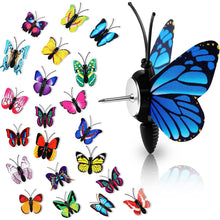 Load image into Gallery viewer, 10-50Pcs Beautiful Butterfly Shape Thumbtacks Pin Push Pins Decor Tacks Pin Cork Board Diy Office Stationery Fixed Photo Wall Nail