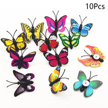 Load image into Gallery viewer, 10-50Pcs Beautiful Butterfly Shape Thumbtacks Pin Push Pins Decor Tacks Pin Cork Board Diy Office Stationery Fixed Photo Wall Nail