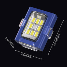 Load image into Gallery viewer, Multifunction Outdoor Sports LED Running Walking Light Pocket Lights USB Rechargable Headlight Flashlight Emergency Lamp
