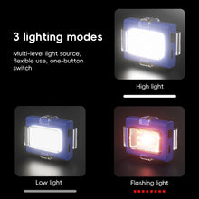Load image into Gallery viewer, Multifunction Outdoor Sports LED Running Walking Light Pocket Lights USB Rechargable Headlight Flashlight Emergency Lamp