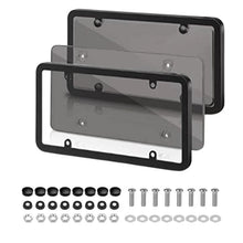 Load image into Gallery viewer, Universal 6Inchx12inch Car American License Plate Frame with Screws Number Plate Car Plate Frame for Auto Truck Vehicles