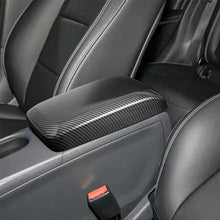 Load image into Gallery viewer, Car Center Armrest Box Panel Switch Button Cover Interior Carbon Fiber and Bright Black Accessories For Mercedes Benz GLA220 CLA200A180 B180