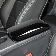 Load image into Gallery viewer, Car Center Armrest Box Panel Switch Button Cover Interior Carbon Fiber and Bright Black Accessories For Mercedes Benz GLA220 CLA200A180 B180