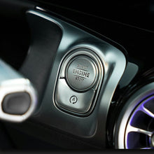 Load image into Gallery viewer, Car Steering Wheel Air Conditioning Button Central Control Mouse and Ignition Engine Start Button Covers Ignition Engine Start Buttons Decorstion Cover Trim Sticker For Mercedes Benz GLB GLA A B CLA