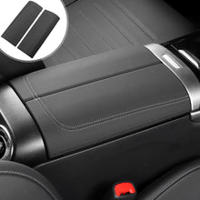 Load image into Gallery viewer, 2Pcs/Set Car Center Armrest Stowing Tidying Armrest Box Panel Cover Leather Interior Accessories For Mercedes Benz 2022 C Class C260L GLC GLC300L 2023