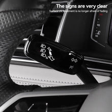 Load image into Gallery viewer, 2Pcs Car Steering Wheel Headlight Switch Control Cover Wiper Switch Trim Accessories for VW Polo Golf 7 Golf 8 Jetta Tiguan
