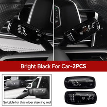 Load image into Gallery viewer, 2Pcs Car Steering Wheel Headlight Switch Control Cover Wiper Switch Trim Accessories for VW Polo Golf 7 Golf 8 Jetta Tiguan