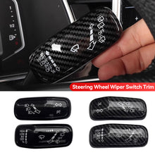 Load image into Gallery viewer, 2Pcs Car Steering Wheel Headlight Switch Control Cover Wiper Switch Trim Accessories for VW Polo Golf 7 Golf 8 Jetta Tiguan