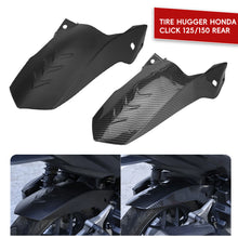 Load image into Gallery viewer, Carbon Fiber Motorcycle Rear Conversion Fenders Mud Guard Tire Hugger For Honda Click 125/150 for Game Changer V1 V2