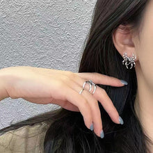 Load image into Gallery viewer, Gothic Spider Earrings for Women Retro Design Black Zircon Stud Earrings Party Fashion Jewelry Halloween Accessories Gifts