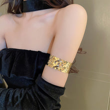 Load image into Gallery viewer, Irregular Fold Wide Cuff Bracelet Metal Adjustable Opening Bracelet For Women Luxury Minimalist Bangles Jewelry Accessories Gifts