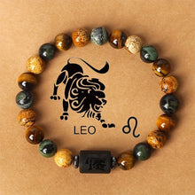 Load image into Gallery viewer, 12 Constellations Bracelet for Men and Women Natural Stone Beaded Bracelet Fashion Jewelry Accessories Gifts for Couples Friendship