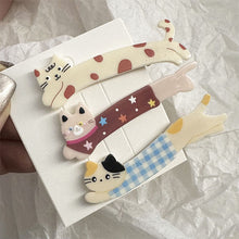 Load image into Gallery viewer, Cute Long Cat Duckbill Hair Clip Sweet Girl Funny Bangs Make-up Tools Hairpin Cartoon Animal Headwear Korean Style Hair Accessories Gifts