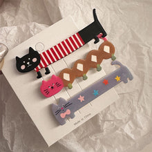 Load image into Gallery viewer, Cute Long Cat Duckbill Hair Clip Sweet Girl Funny Bangs Make-up Tools Hairpin Cartoon Animal Headwear Korean Style Hair Accessories Gifts