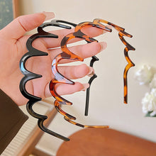 Load image into Gallery viewer, New Headband Hair Comb Zigzag Band Woman Man Anti-Slip Sharks Tooth Hair Hoop Make Up Styling Crown Headwear Gift Rescue Broken Hair Artifact