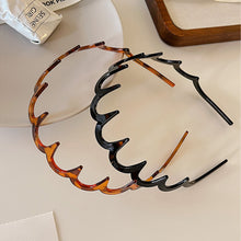 Load image into Gallery viewer, New Headband Hair Comb Zigzag Band Woman Man Anti-Slip Sharks Tooth Hair Hoop Make Up Styling Crown Headwear Gift Rescue Broken Hair Artifact
