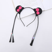Load image into Gallery viewer, Funny Wig Braid Headband Interesting Practical Joke Hair Hoop Cute Cartoon Headwear For Girls Women Make-up Hair Accessories Cosplay Party Gifts