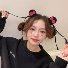 Load image into Gallery viewer, Funny Wig Braid Headband Interesting Practical Joke Hair Hoop Cute Cartoon Headwear For Girls Women Make-up Hair Accessories Cosplay Party Gifts