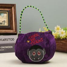Load image into Gallery viewer, Halloween Pumpkin Candy Bag Gift Storage Bag Trick Or Treat Pumpkin Ghost Bags Skeleton Bat Halloween Supplies