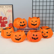 Load image into Gallery viewer, Halloween Pumpkin Candy Bag Gift Storage Bag Trick Or Treat Pumpkin Ghost Bags Skeleton Bat Halloween Supplies