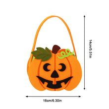 Load image into Gallery viewer, Halloween Pumpkin Candy Bag Gift Storage Bag Trick Or Treat Pumpkin Ghost Bags Skeleton Bat Halloween Supplies