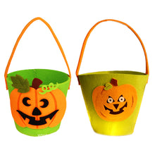 Load image into Gallery viewer, Halloween Pumpkin Candy Bag Gift Storage Bag Trick Or Treat Pumpkin Ghost Bags Skeleton Bat Halloween Supplies