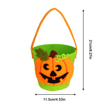 Load image into Gallery viewer, Halloween Pumpkin Candy Bag Gift Storage Bag Trick Or Treat Pumpkin Ghost Bags Skeleton Bat Halloween Supplies