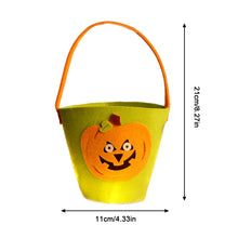 Load image into Gallery viewer, Halloween Pumpkin Candy Bag Gift Storage Bag Trick Or Treat Pumpkin Ghost Bags Skeleton Bat Halloween Supplies