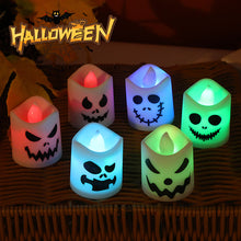Load image into Gallery viewer, 6Pcs Halloween Electronic Candle Lights LED Decorative Flameless Flashing Led Candles Lamp For Party Home Desktop Decor