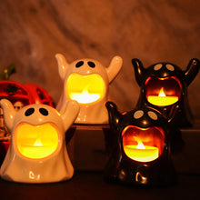 Load image into Gallery viewer, Halloween Cute Ghost Night Light Battery Operated Night Light for Halloween Party Props Garden Party Decor Supplies