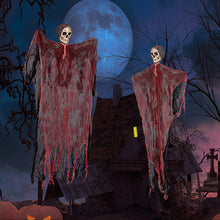 Load image into Gallery viewer, Halloween Horror Skull Hanging Decorations Ghost Outdoor Haunted House Scary Pendant Props Halloween Party Decorations Supplies