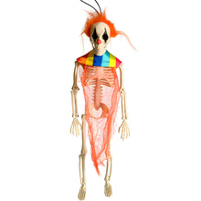 Load image into Gallery viewer, Hanging Skeleton Movable Joints Decoration Scary House Scary Pendant Props Halloween Party Yard Garden Decoration Fake Skull