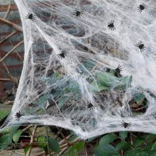 Load image into Gallery viewer, 100pcs Halloween Spiders Decorations Small Black Luminous Plastic Spiders Haunted House Spider Decoration Simulation Tricky Toy