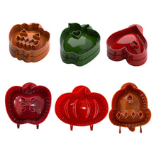 Load image into Gallery viewer, Cookie Stamp DIY Halloween Pumpkin Apple Acorn Biscuit Baking Mold 3D Cookie Plunger Cutter for Kids Kitchen Tools Christmas