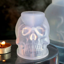 Load image into Gallery viewer, Halloween Skull Resin Molds 3D Pumpkin Epoxy Mold Silicone Mould Ghost Mold for Skull Candlestick Mold DIY Craft Making Decoration