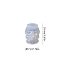 Load image into Gallery viewer, Halloween Skull Resin Molds 3D Pumpkin Epoxy Mold Silicone Mould Ghost Mold for Skull Candlestick Mold DIY Craft Making Decoration