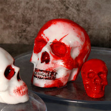 Load image into Gallery viewer, Halloween Skull Resin Molds 3D Pumpkin Epoxy Mold Silicone Mould Ghost Mold for Skull Candlestick Mold DIY Craft Making Decoration